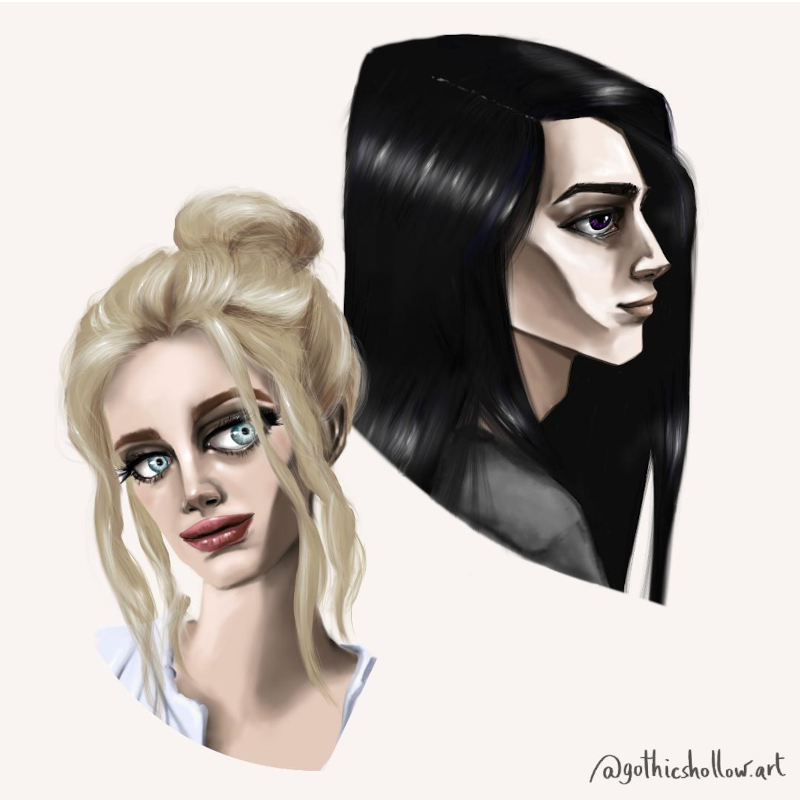 Fan-art di gothicshollow.art